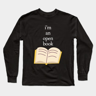 Open Book Long Sleeve T-Shirt